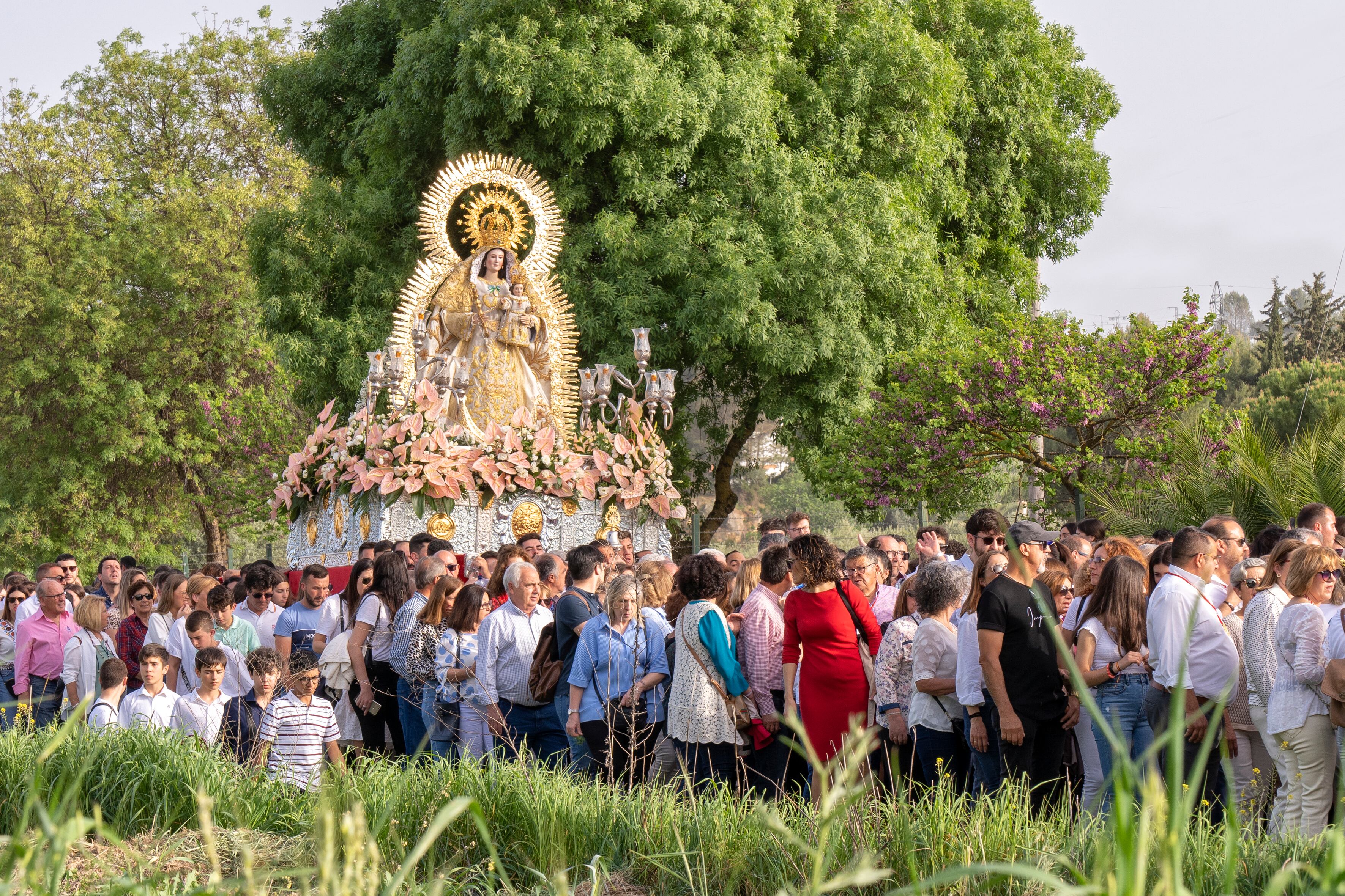 Procesión de la Virgen de los Remedios, en Olvera