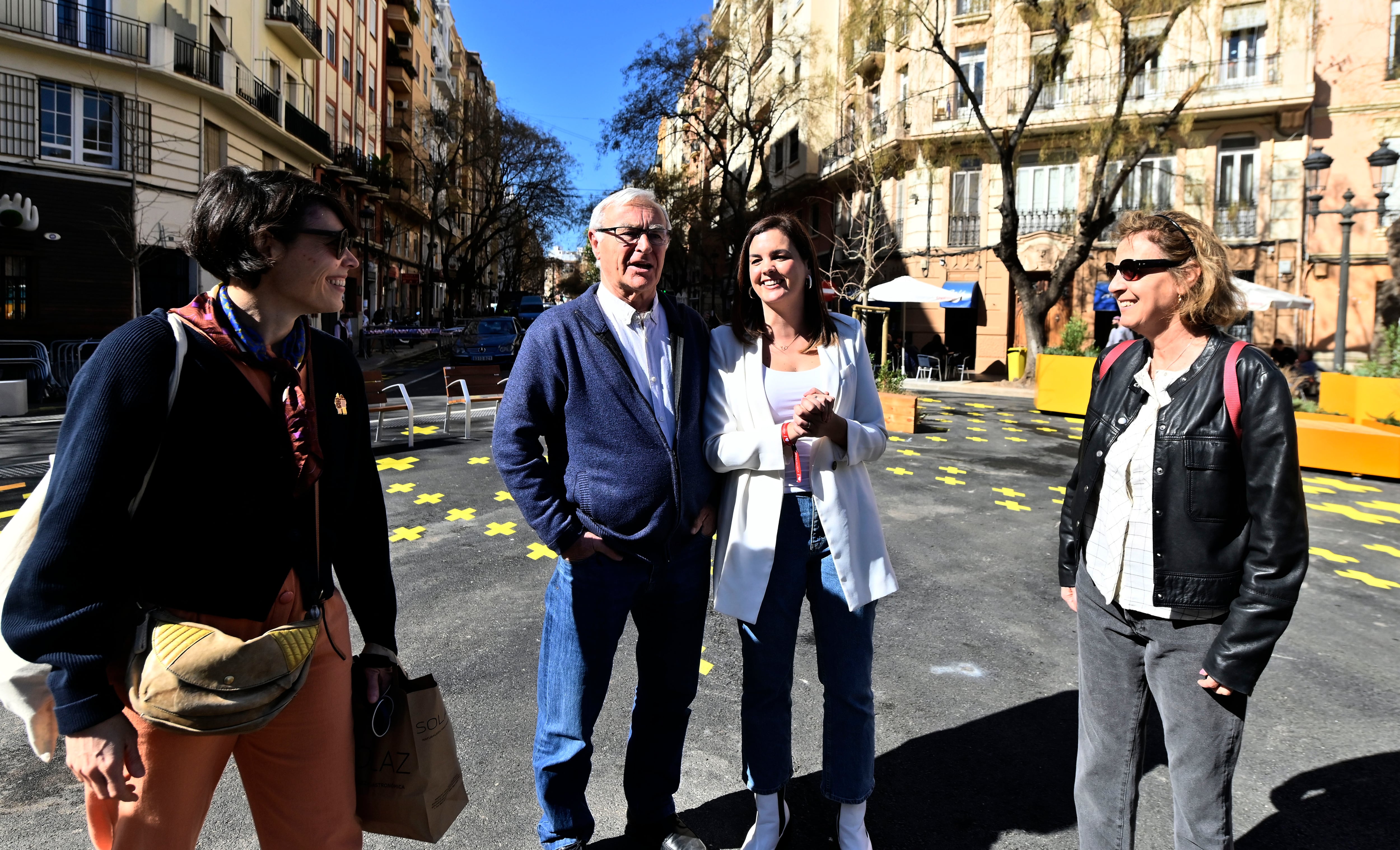 Inauguración de la primera supermanzana de València