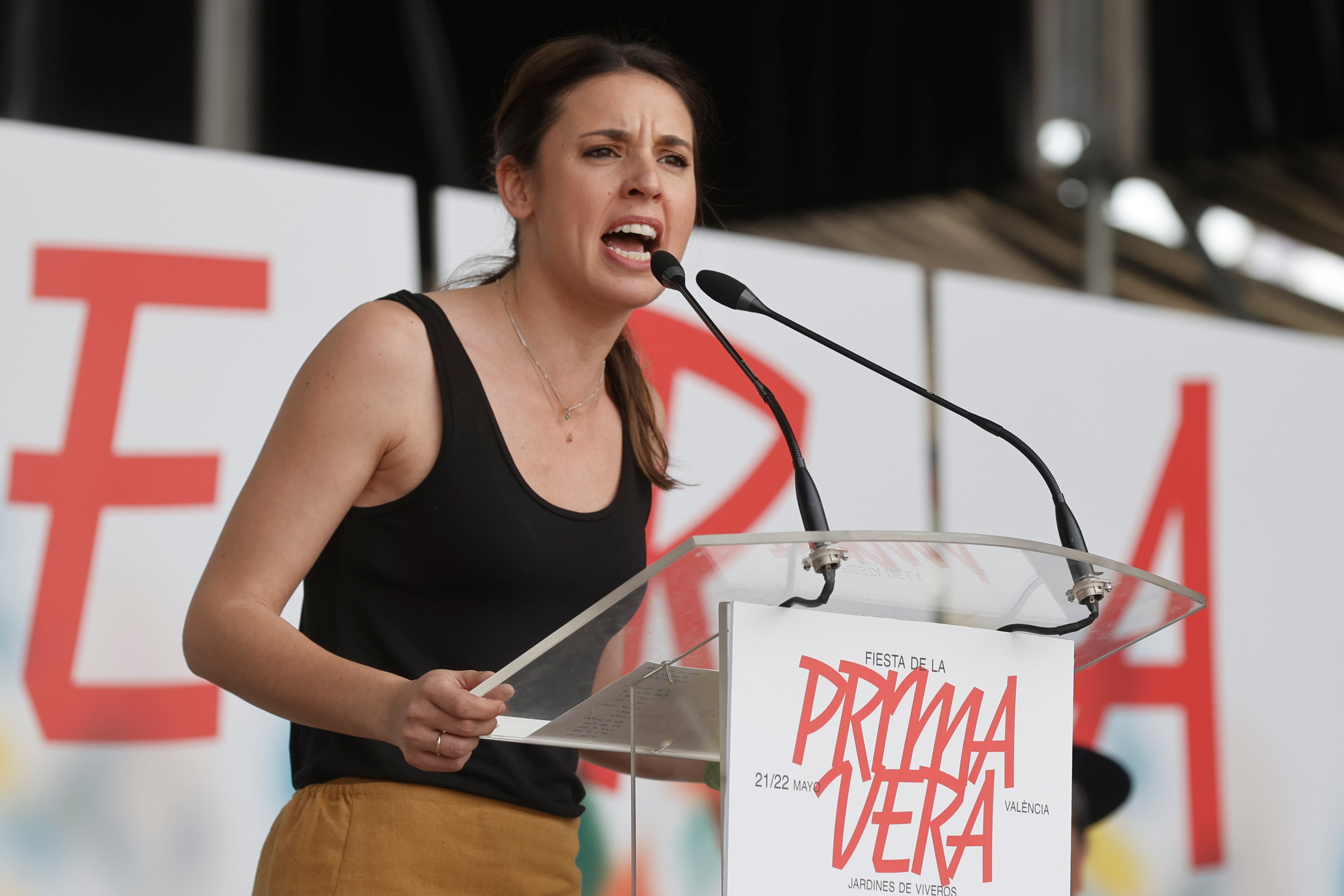 La ministra de Igualdad, Irene Montero.