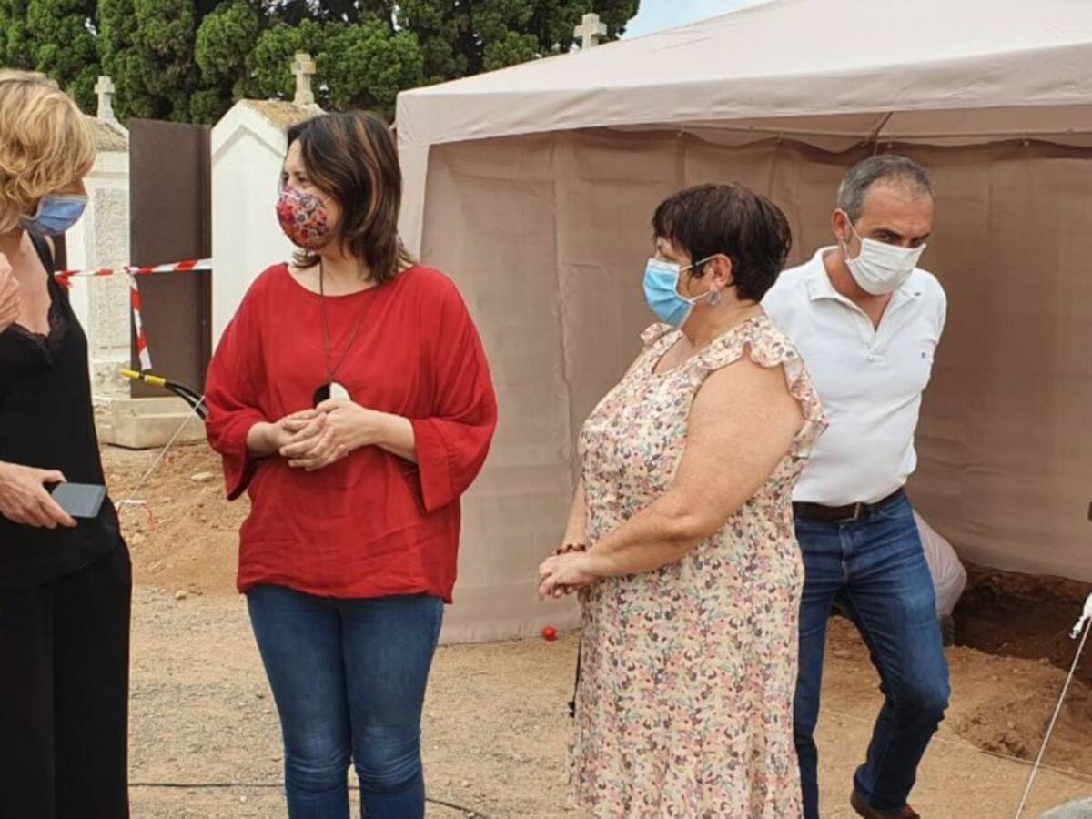 La Generalitat inicia los trabajos de exhumación en el cementerio de Castelló
