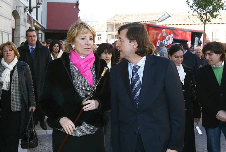 Esperanza Aguirre y Baltasar Santos