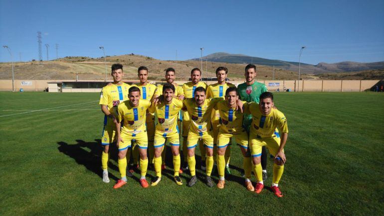 Once inicial de la Arandina ante el Alfaro.