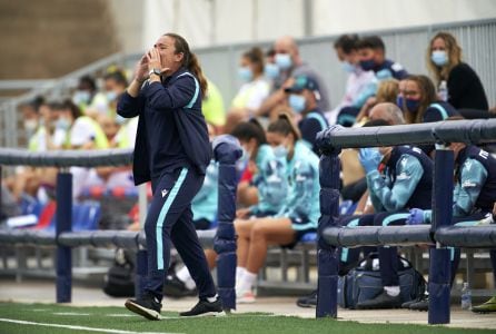 Maria Pry, entrenadora el Levante UD Femenino.