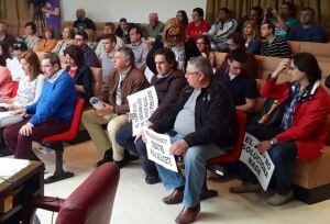 Asistentes al pleno del Ayuntamiento de Albacete