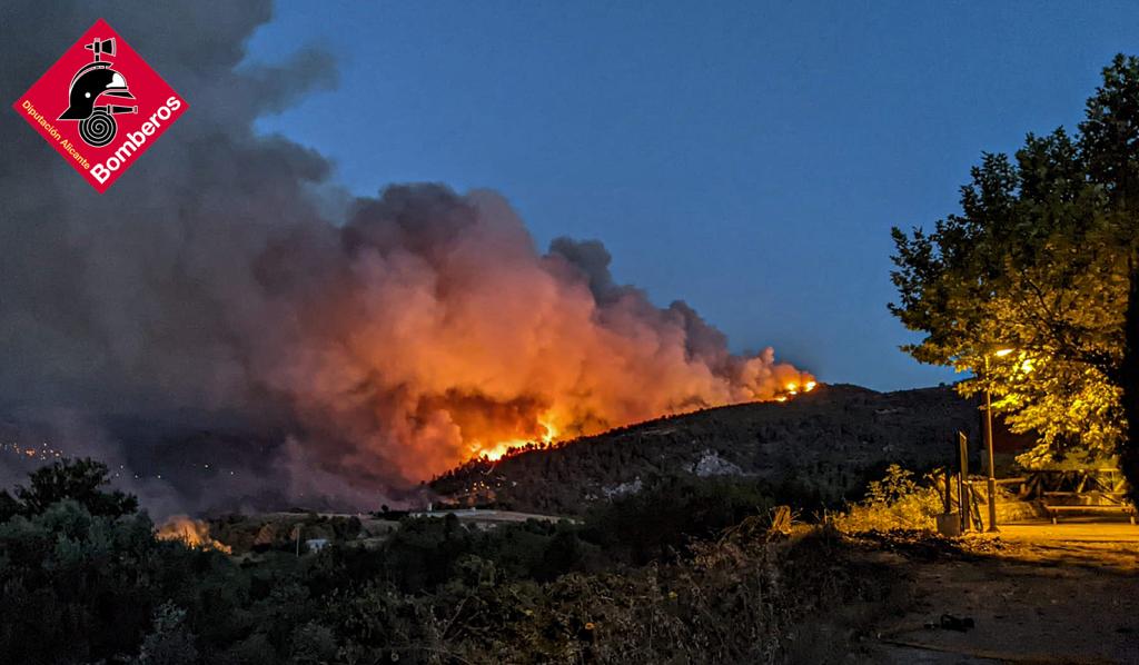 Incendio Vall d&#039;Ebo