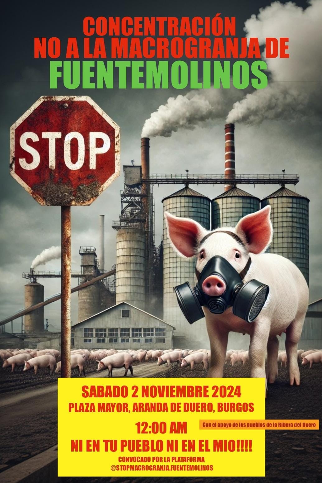 Cartel que anuncia la convocatoria