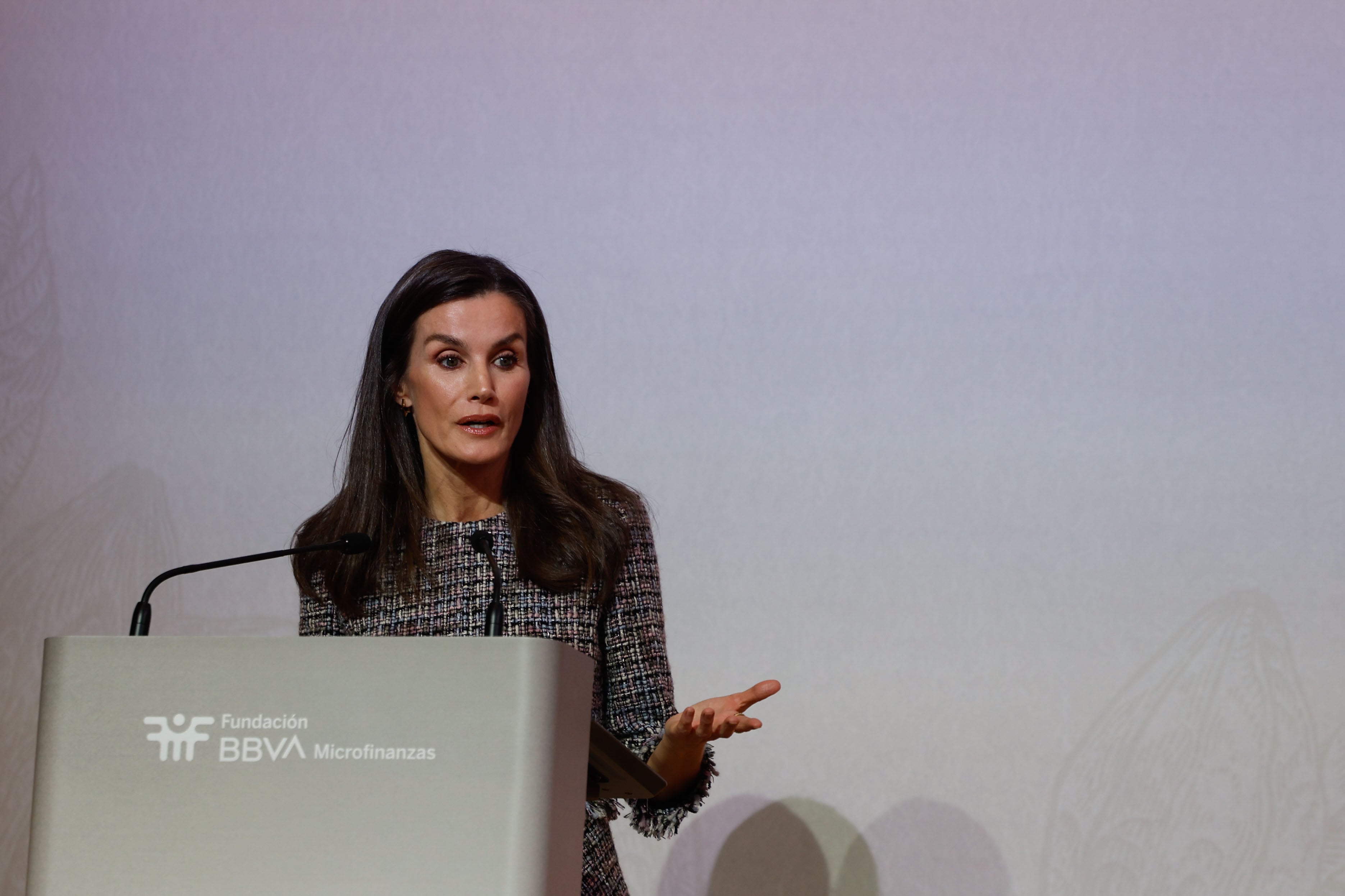 La reina Letizia participa en el acto de la Fundación Microfinanzas BBVA sobre &#039;Semillas para un futuro sostenible&#039;