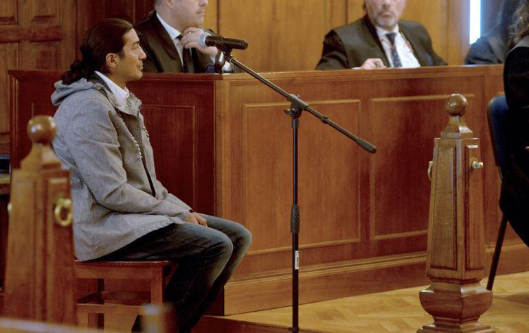 El acusado, durante el juicio celebrado en la Audiencia Provincial