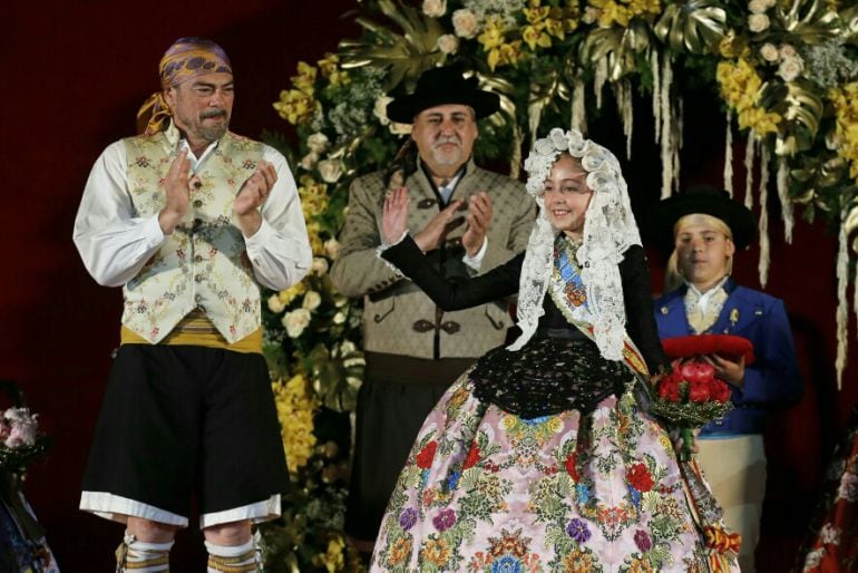 Andrea del Caño con la banda de alicantina 