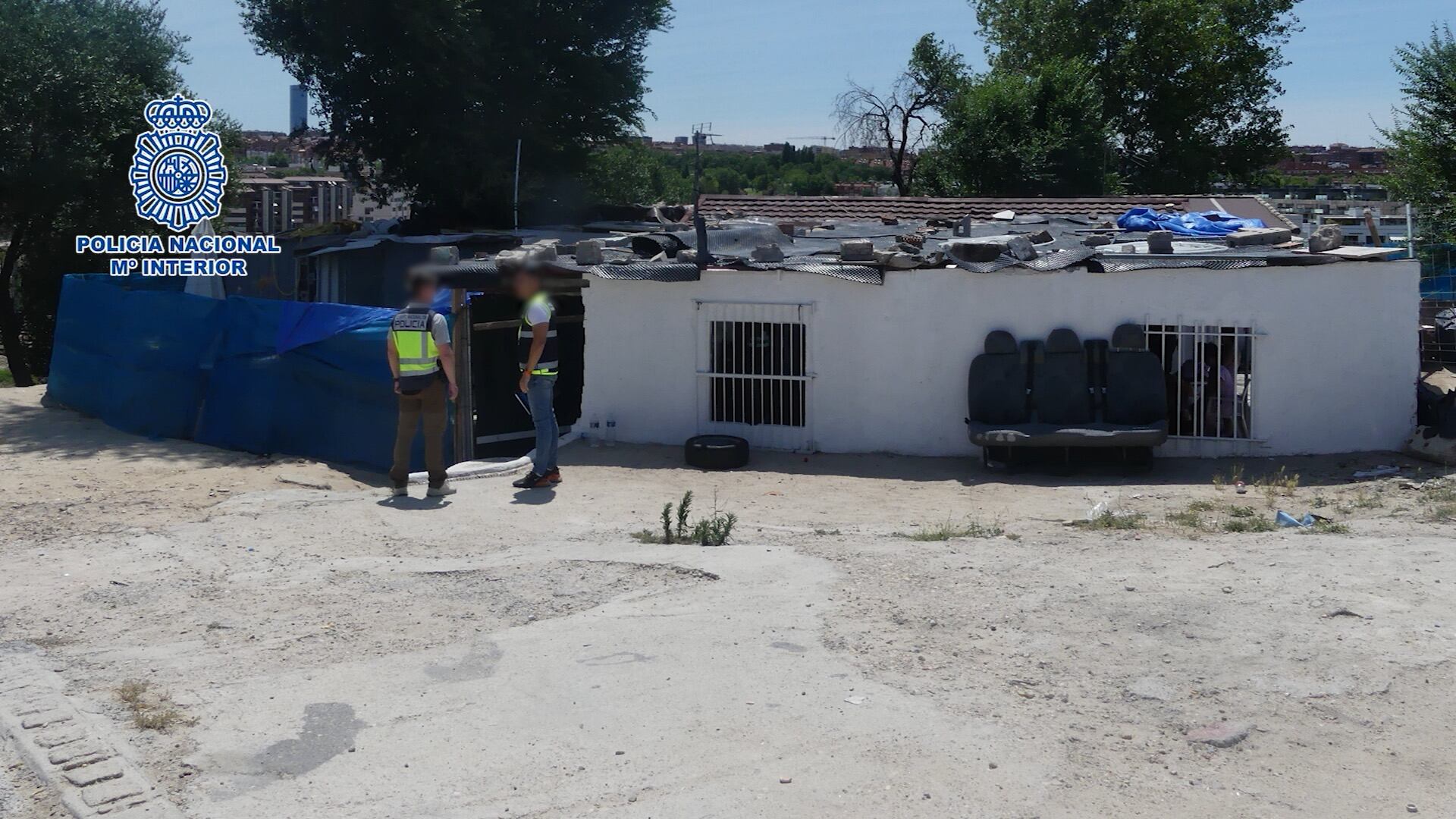 Valdemanco acogía el centro de producción de droga de un entramado criminal que operaba en el norte de Madrid