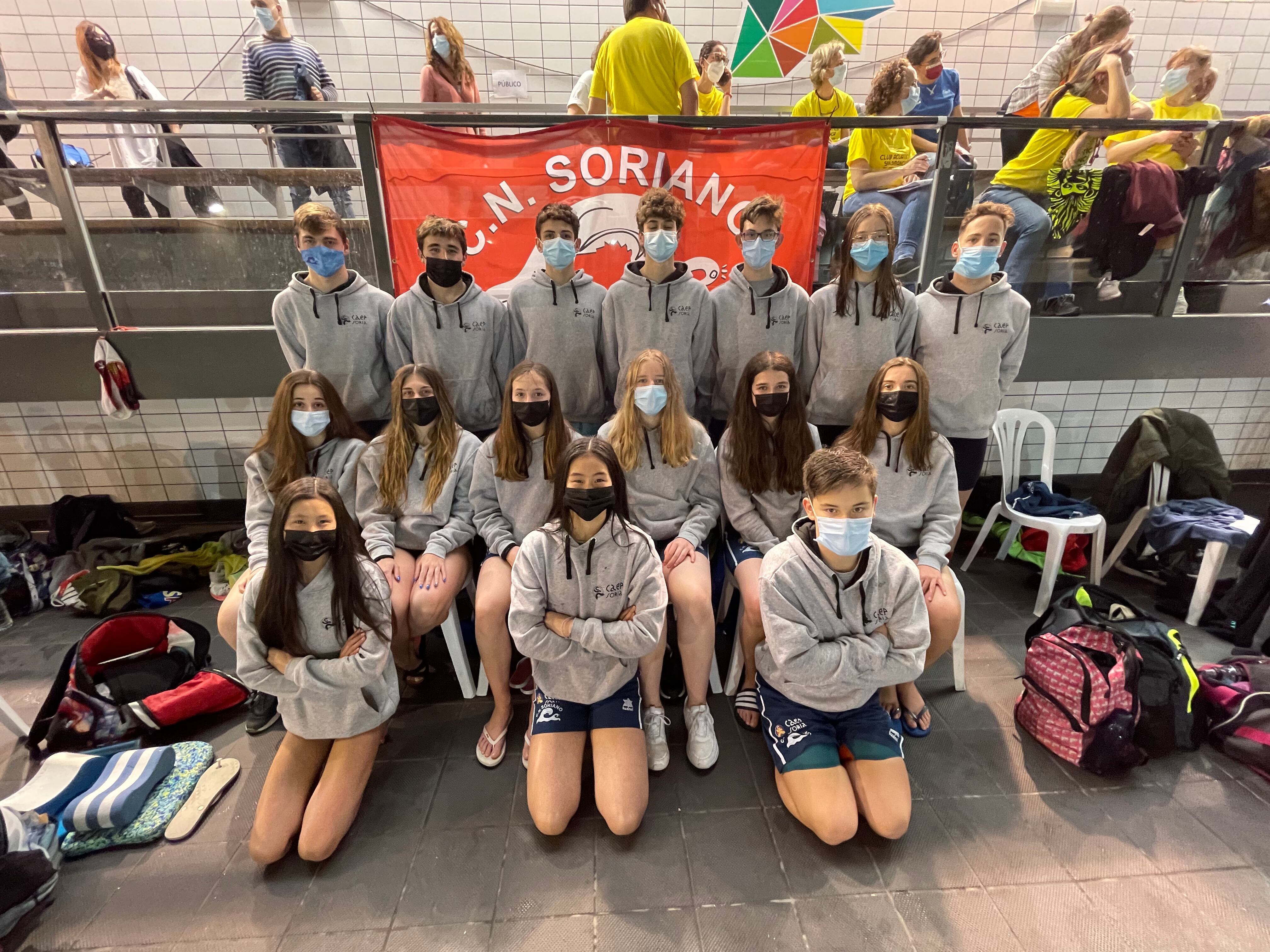 Los nadadores del CN Soriano CAEP volvieron a firmar un gran papel en Valladolid.