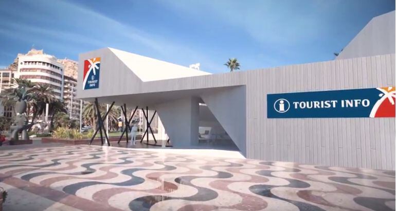 Simulación de la futura oficina turística