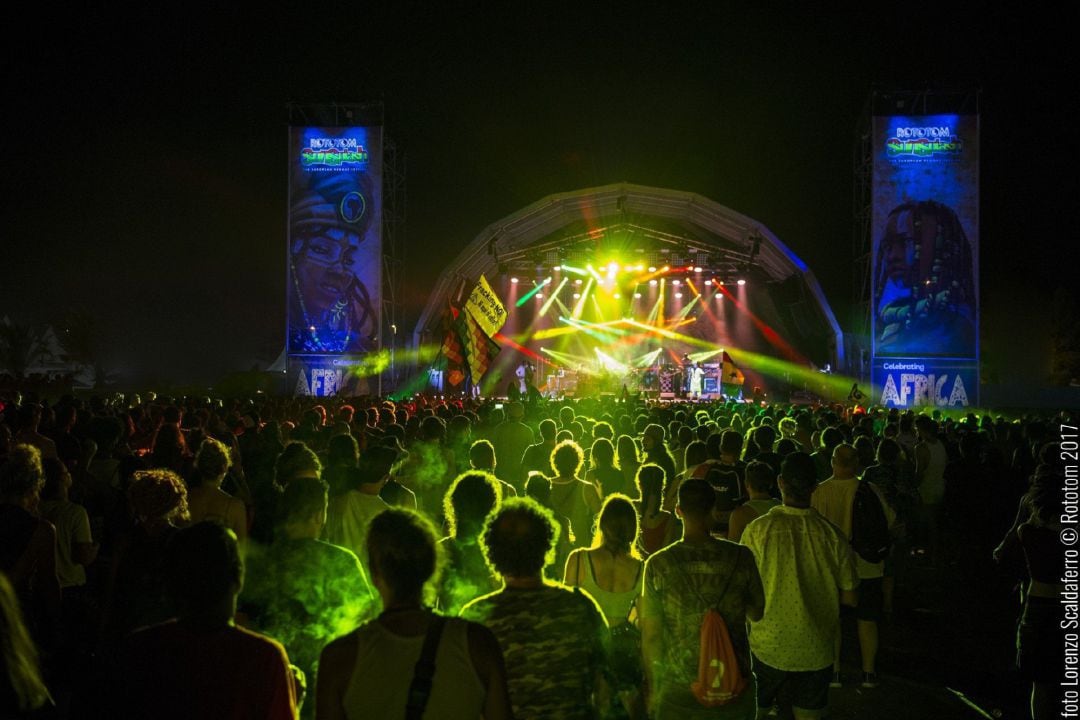 Imagen del Rototom en 2017 que este año se convierte en el primer festival sin plástico de ningún tipo.