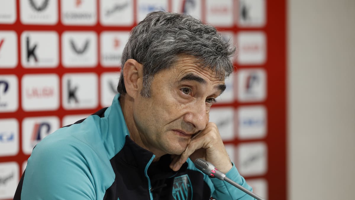 "Hagas las cuentas que hagas siempre sale el mismo resultado: hay que ganar": Ernesto Valverde y las opciones del Athletic para mantener sus opciones de Champions League