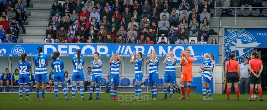 Jugadoras del Deportivo Abanca