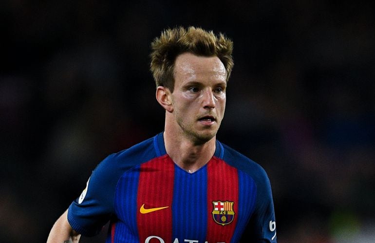 Ivan Rakitic, durante un encuentro con el FC Barcelona