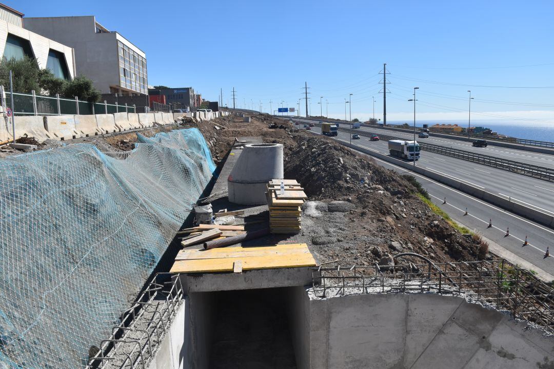 Obras en el polígono de La Campana
