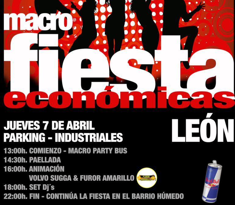 Cartel de la fiesta de Económicas