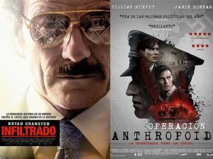 Bryan Cranston en “Infiltrado”, y “Operación Anthropoid”