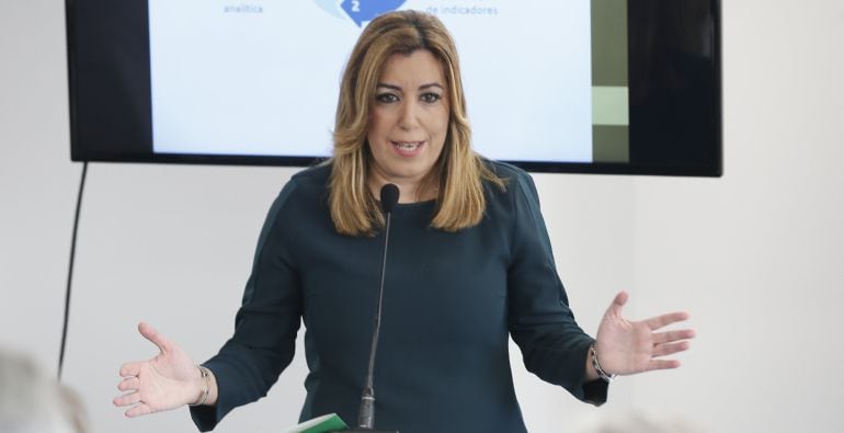 La presidenta de la Junta de Andalucía, Susana Díaz