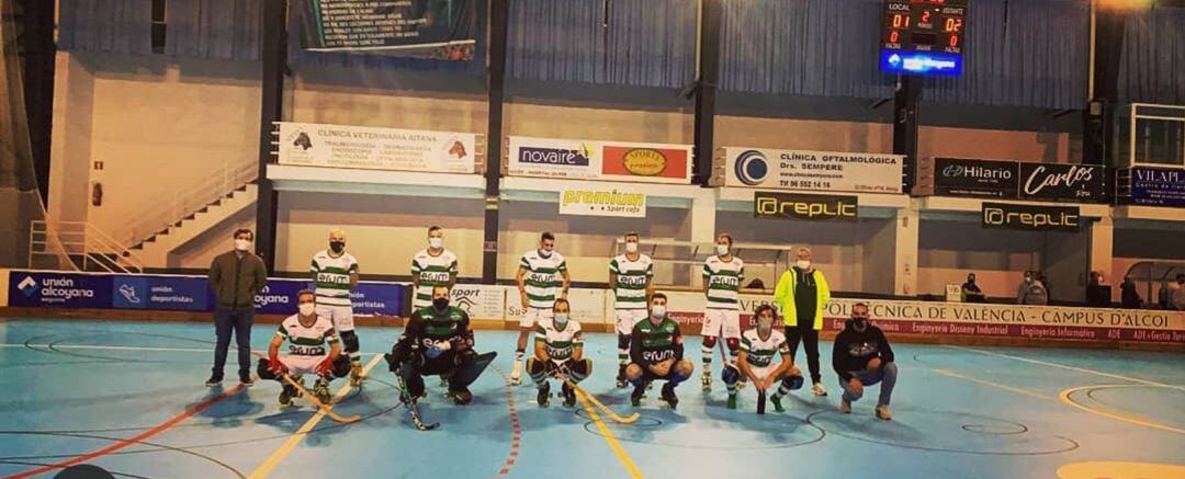 El Sporting Hoquei Alcoi antes de un partido
