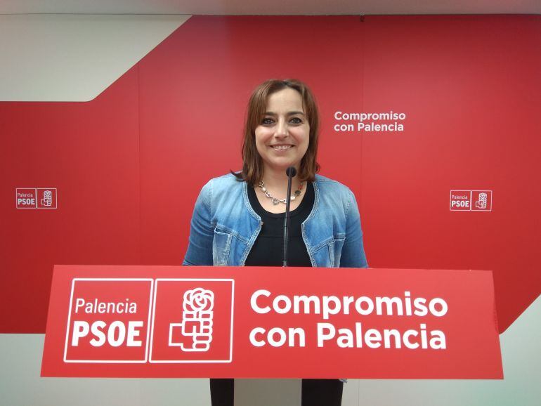 Miriam Andrés ha presentado su candidatura a liderar nuevamente la lista del PSOE a la alcaldía de Palencia