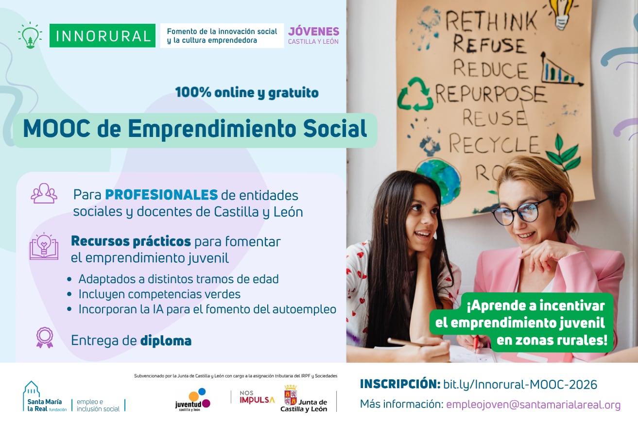 Cuarta edición de “Innorural”: asesoramiento en emprendimiento social a profesionales y estudiantes de Castilla y León