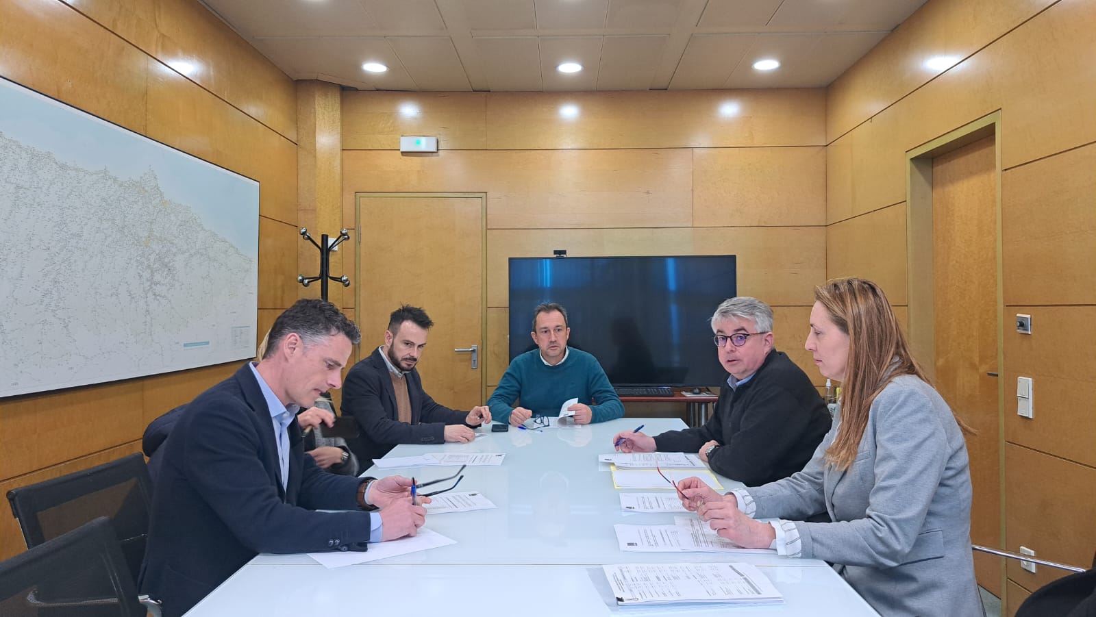 Reunión del consejo de administración de VIPASA en el que se ha procedido a la elección de la nueva gerente de la entidad.