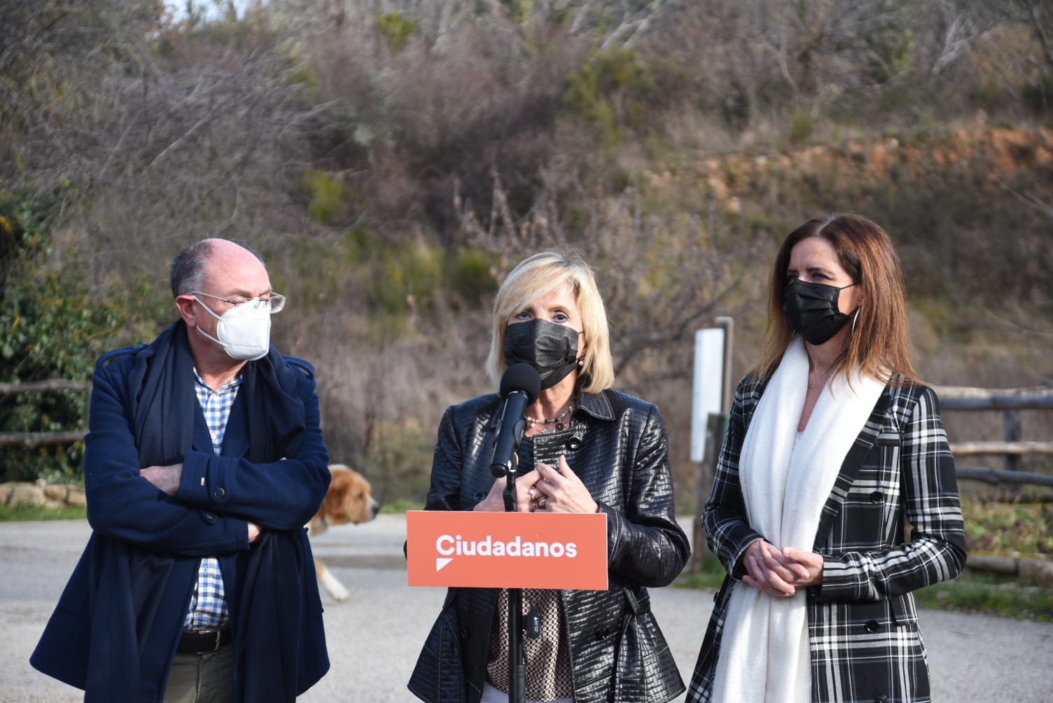 Verónica Casado junto a la candidatura número 1 por León, Ana Carlota Amigo