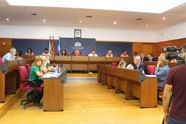 Imagen de la celebración del Pleno en el Ayuntamiento de Motril