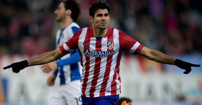 Diego Costa, en su anterior etapa en el Atlético.