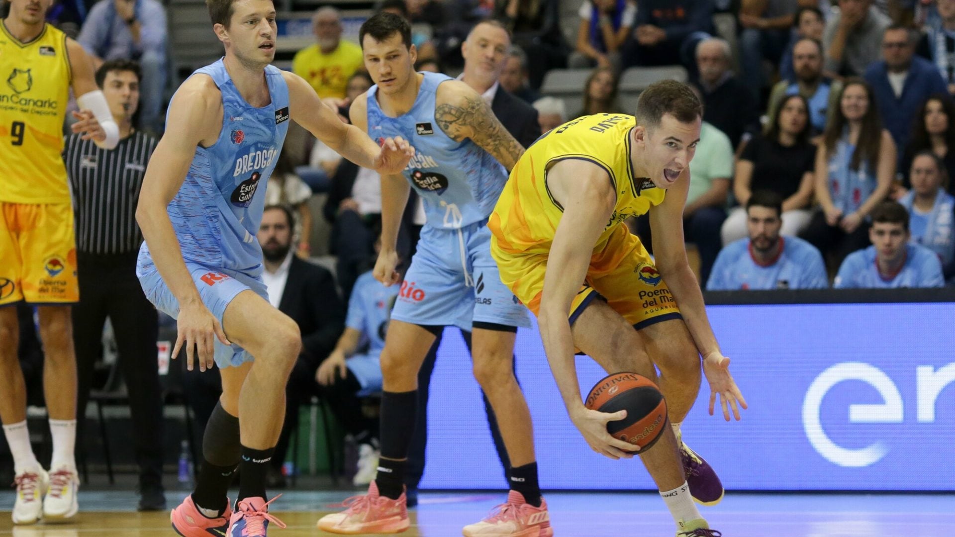 Lugo. Liga Endesa ACB de Baloncesto. Pazo provincial dos Deportes. CB Rio Breogan - Gran Canaria