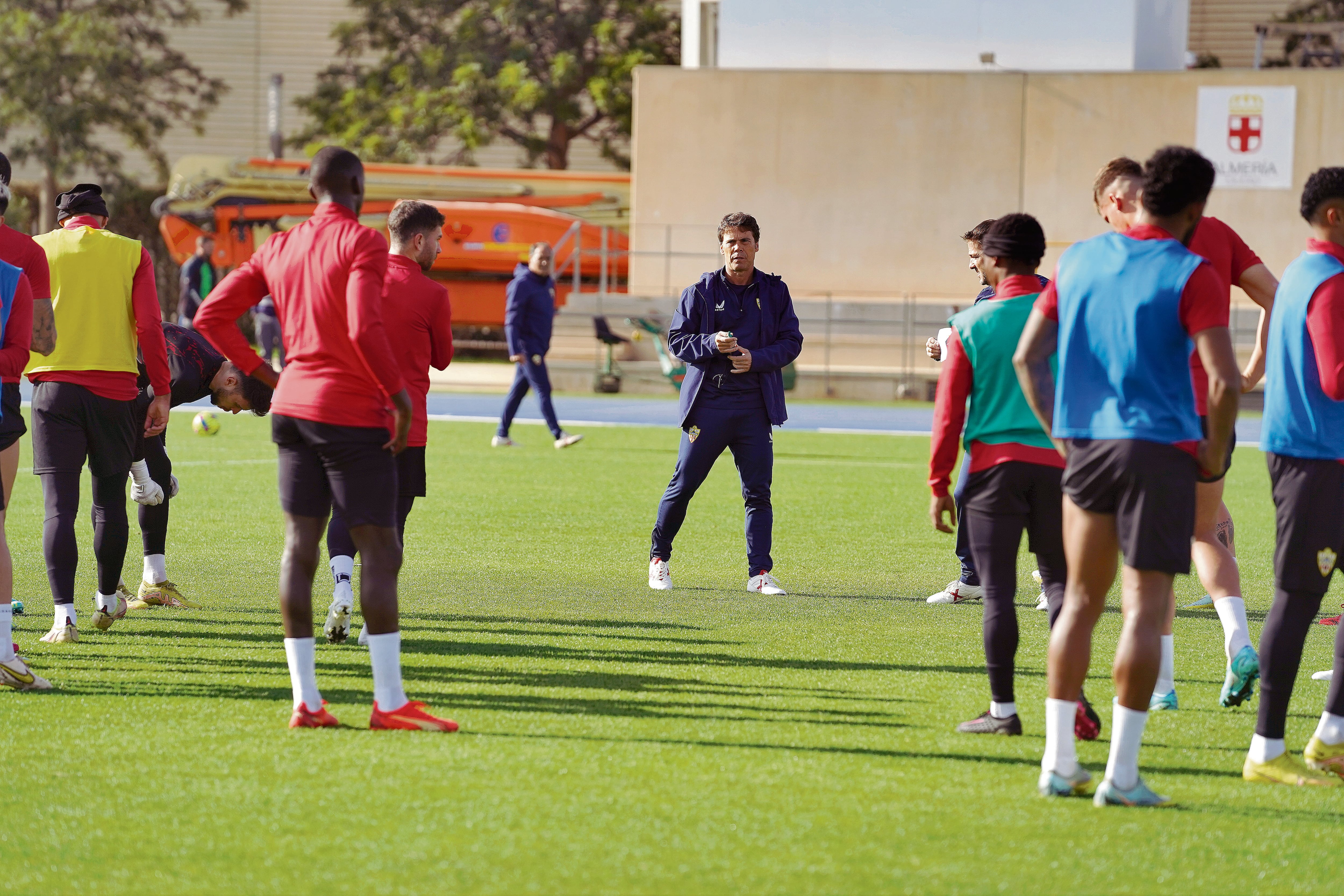 Rubi, en el campo del Anexo del Estadio de los Juegos Mediterráneos.