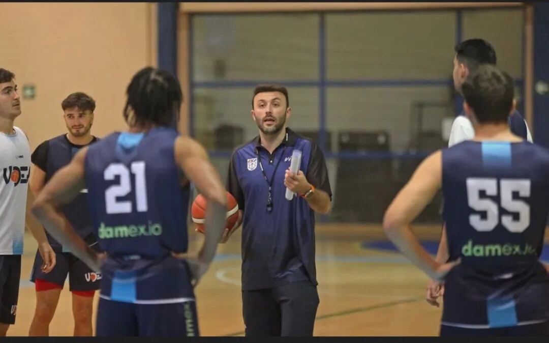 Miki Ortega en un entrenamiento
