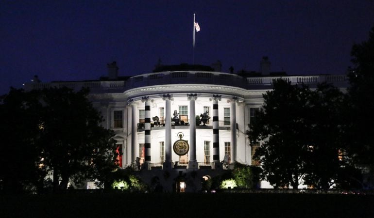 La Casa Blanca, decorada con motivos de Halloween, el pasado 29 de octubre.