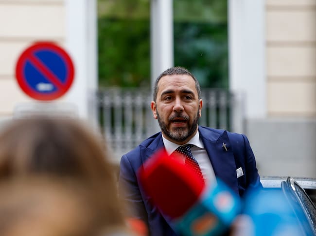El empresario Víctor de Aldama a su llegada al Tribunal Supremo este miércoles