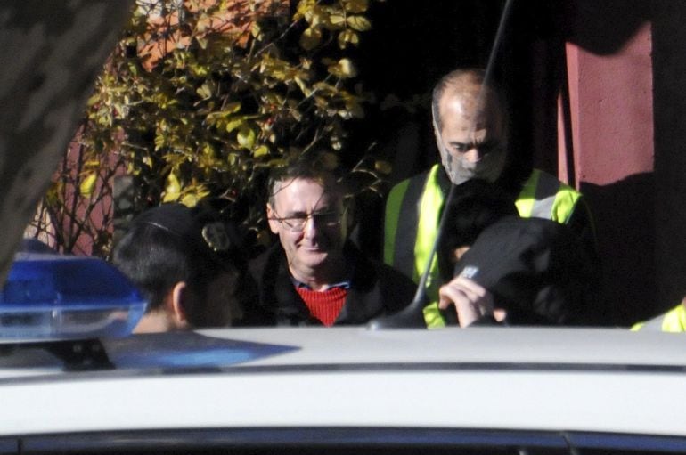 Daniel Fernández Aceña, en el momento de la detención