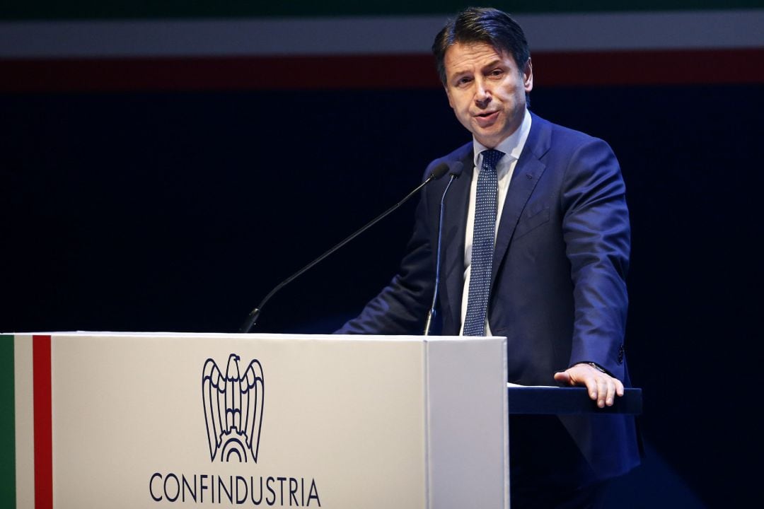 El primer ministro italiano, Giuseppe Conte