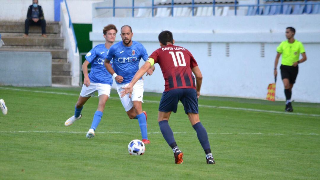 David López en uno de los pocos partidos que ha disputado esta pretemporada