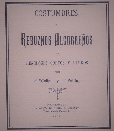 Portada del libro de 1907.