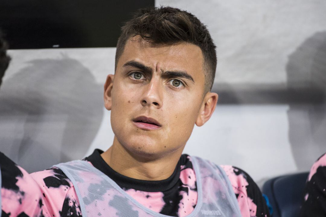 Dybala en el banquillo de la Juventus