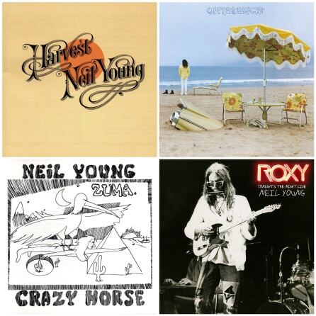 Los discos de Young entre 1970 y 1975