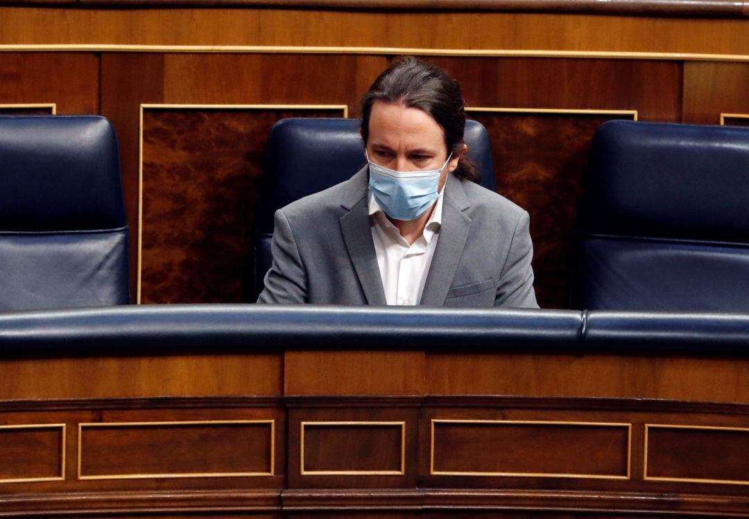 Pablo Iglesias, en el Congreso de los Diputados