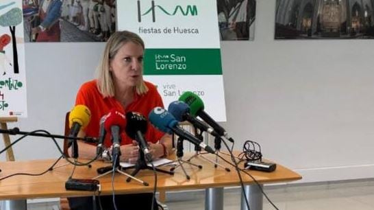 Nuria Mur, concejala de Turismo, Fiestas, Comercio y Hostelería del Ayuntamiento de Huesca