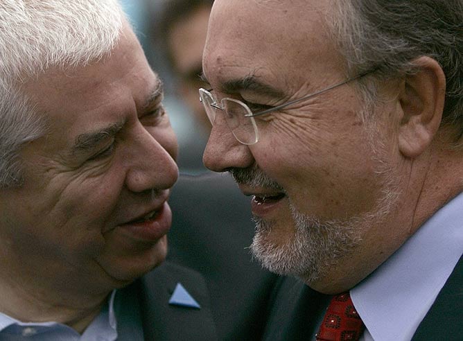 Solbes, ministro de Economía.