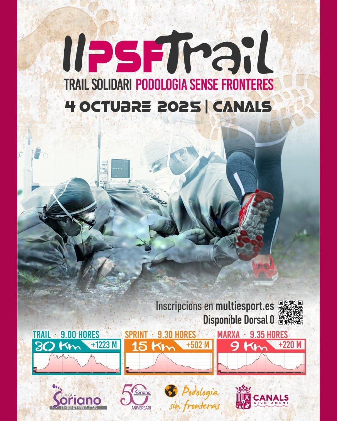 Cartel anunciador del evento de Canals