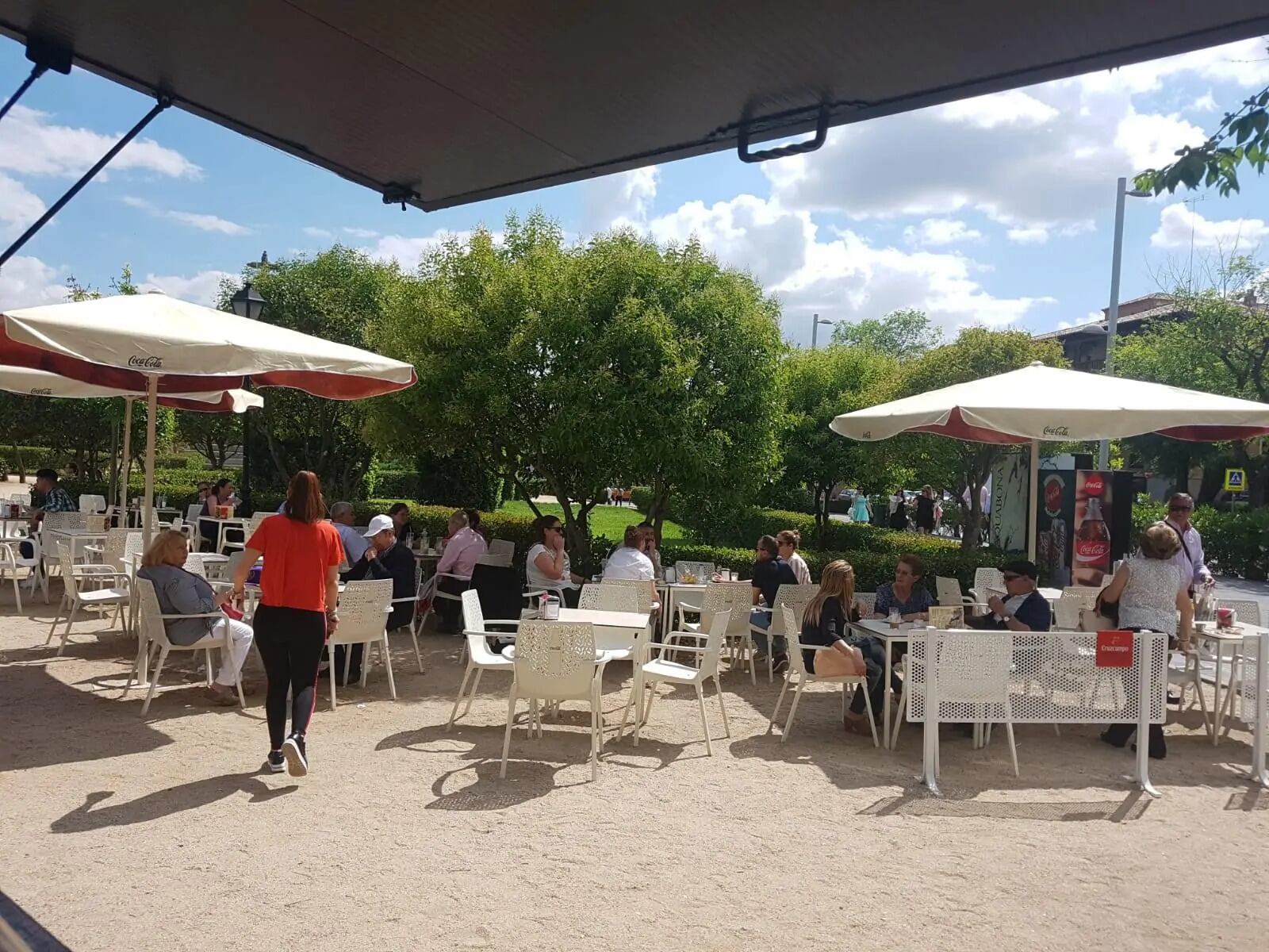 Imagen de archivo de la terraza Salto del Caballo, en el parque del Crucero de Toledo