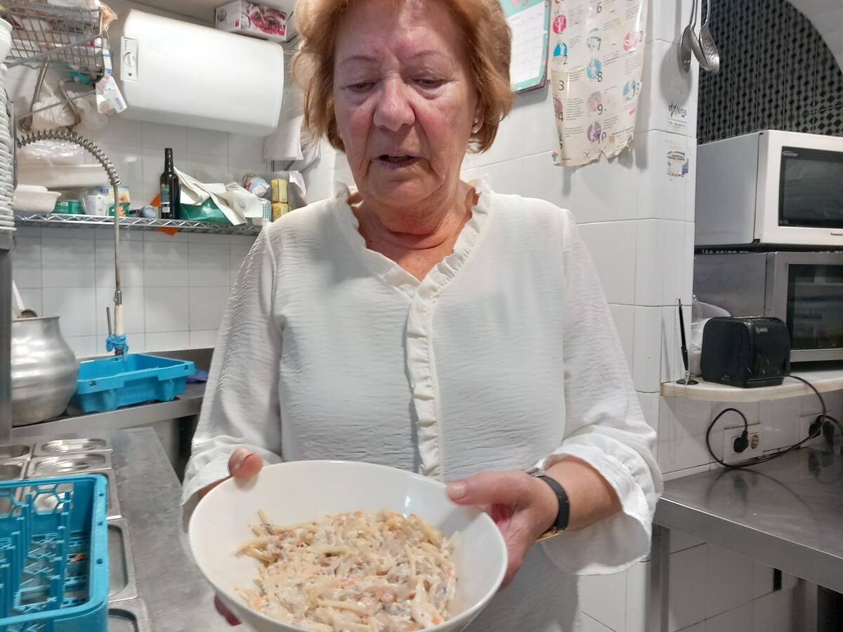 La ensaladilla de fideos del Bar Juanito