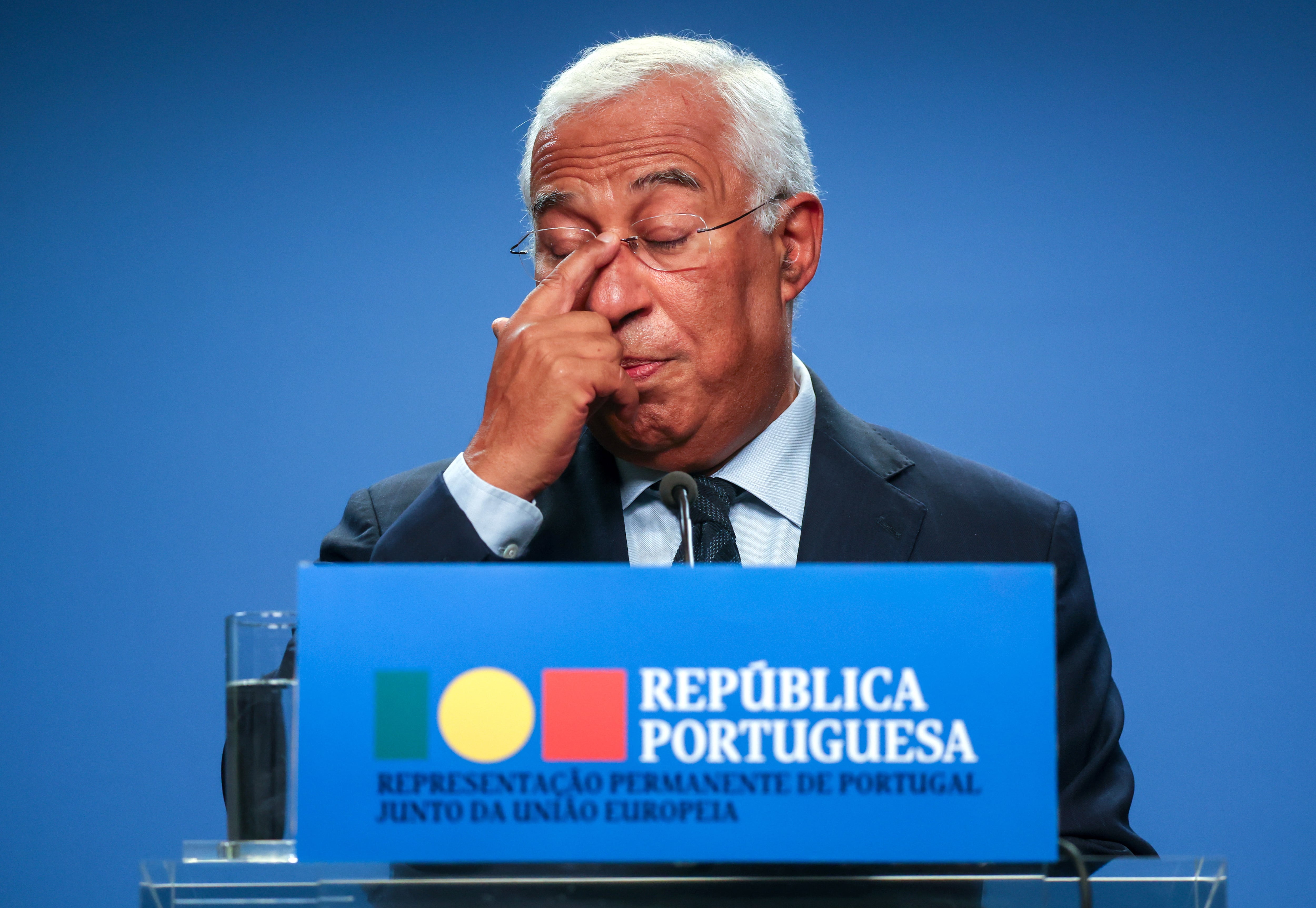 Antonio Costa, en una rueda de prensa reciente