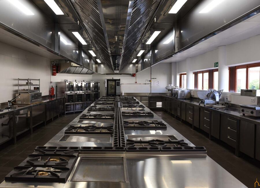 Panorámica de las cocinas del Centro de Tecnificación Gastronómica de Almagro